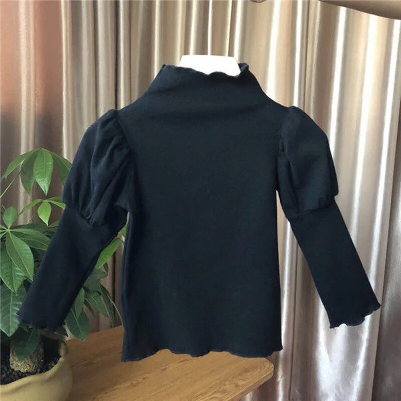 Girls puff sleeve shirt