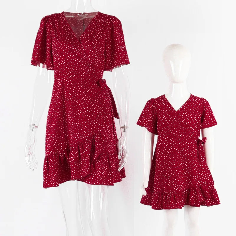 Mom and Me Short Sleeve Dress