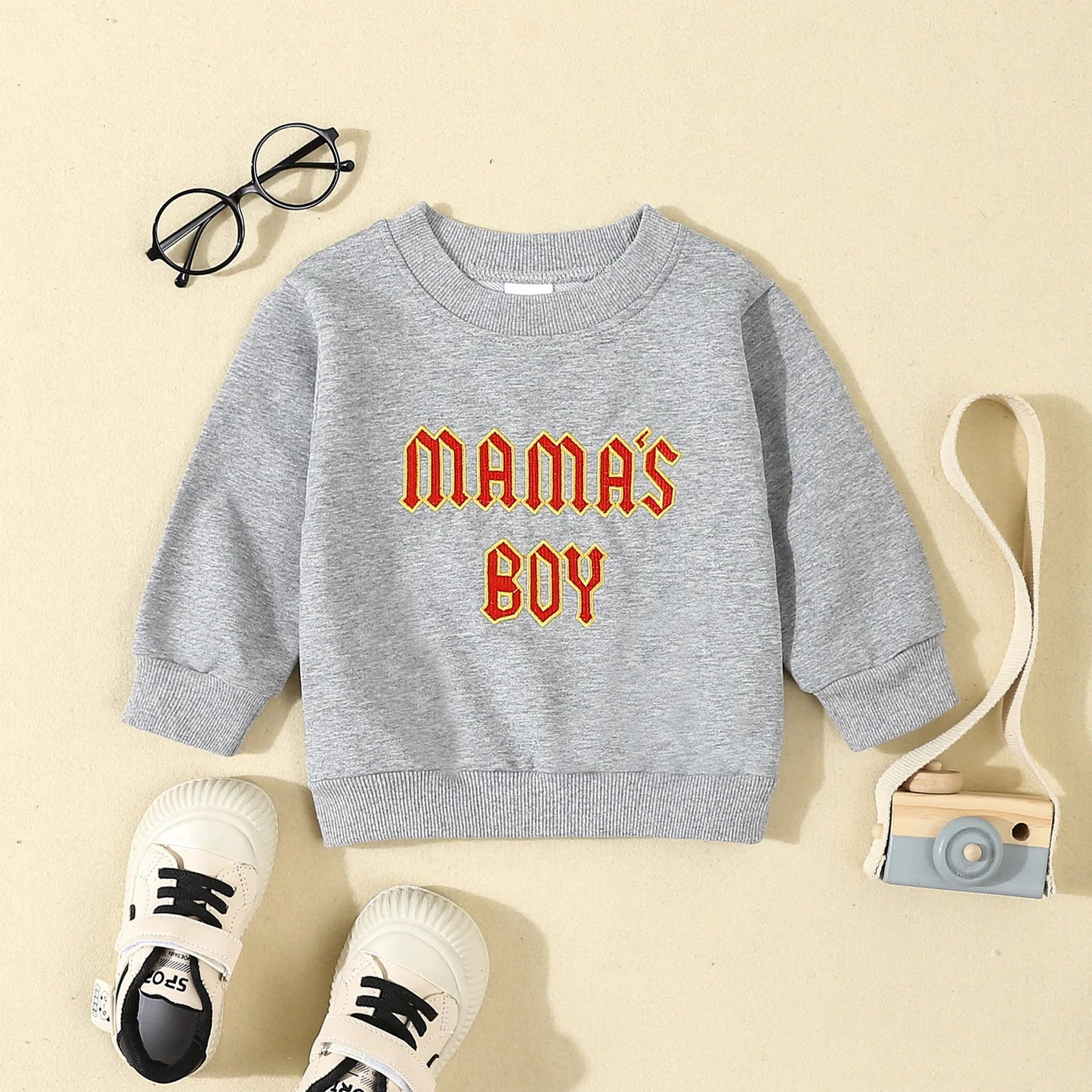 Mamas Boy Romper and matching Mama Sweatshirt